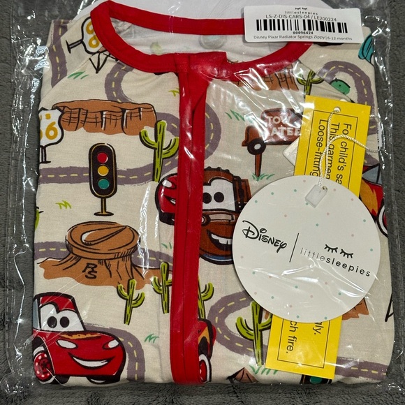 Little Sleepies Disney Pixar Cars Radiator Springs Zippy NIP/NEW - Picture 4 of 4